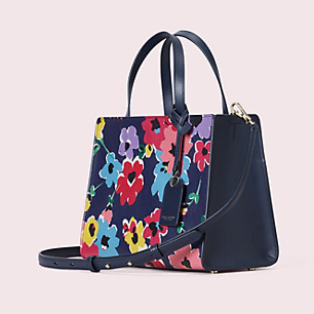 NWT KATE SPADE Sam Wildflower Bouquet MED. Satchel